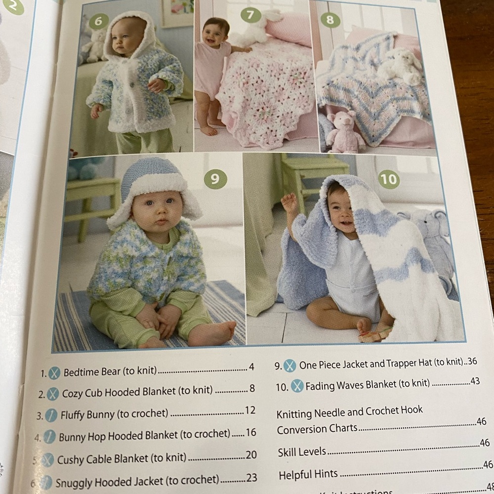 Bernat knit and crochet pattern book - Picture 4 of 4